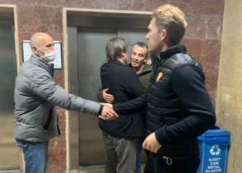 Göztepe'de Ankersen'den yaralı taraftara ziyaret