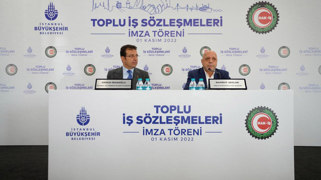 İBB, toplu iş sözleşmesine imza attı