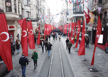 İstiklal Caddesi'nde son durum görüntülendi