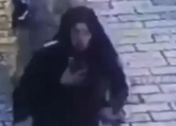 İstiklal Caddesi'nde şüpheli kadının kaçış anı kamerada