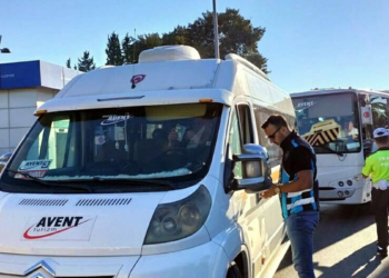 İzmir'de ikiz plaka tespit edilen 105 servise ceza