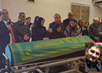 Kazada ölen ambulans şoförü için hastanede tören