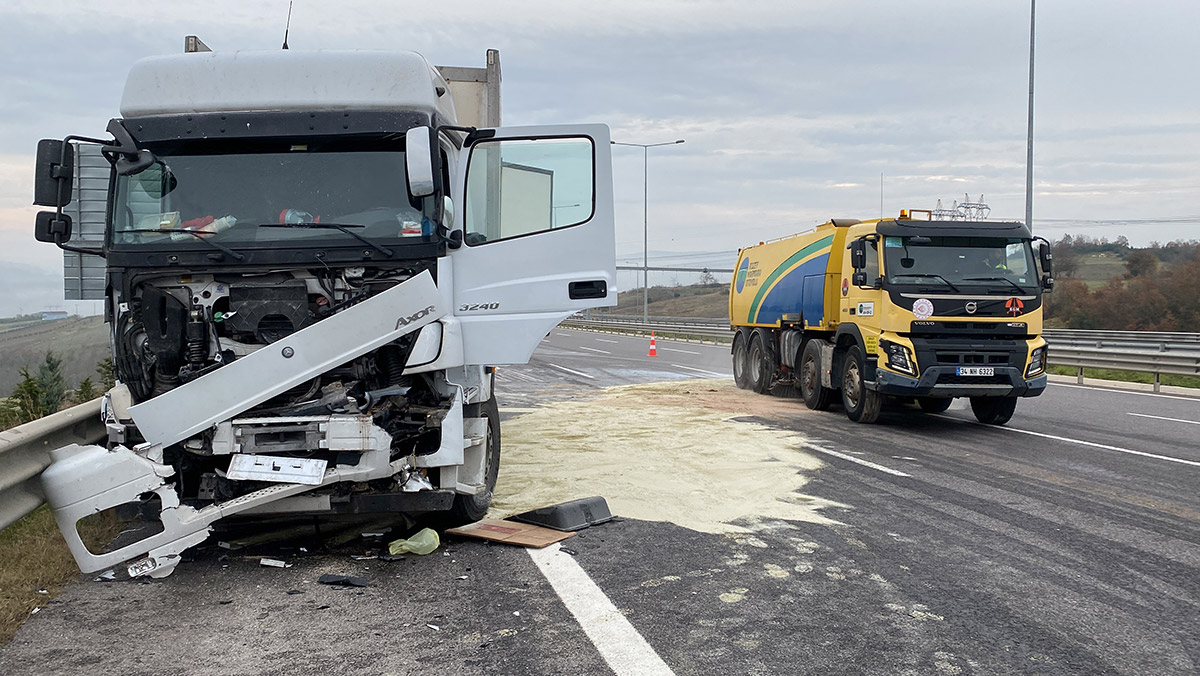 Kuzey Marmara Otoyolu'nda kaza: 3 yaralı