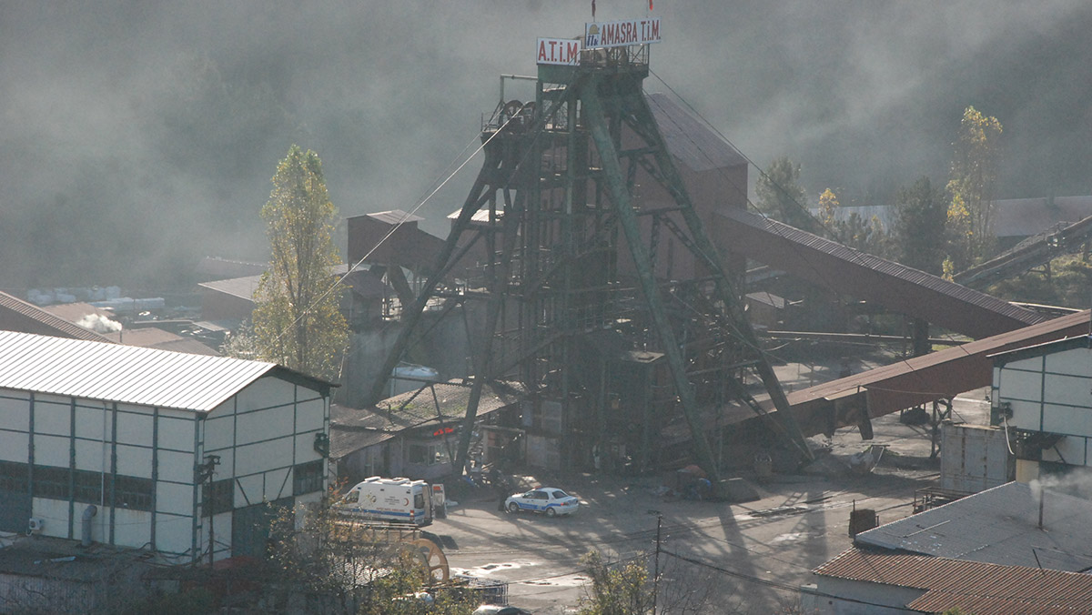 Maden ocağında süren yangın sönme eğiliminde