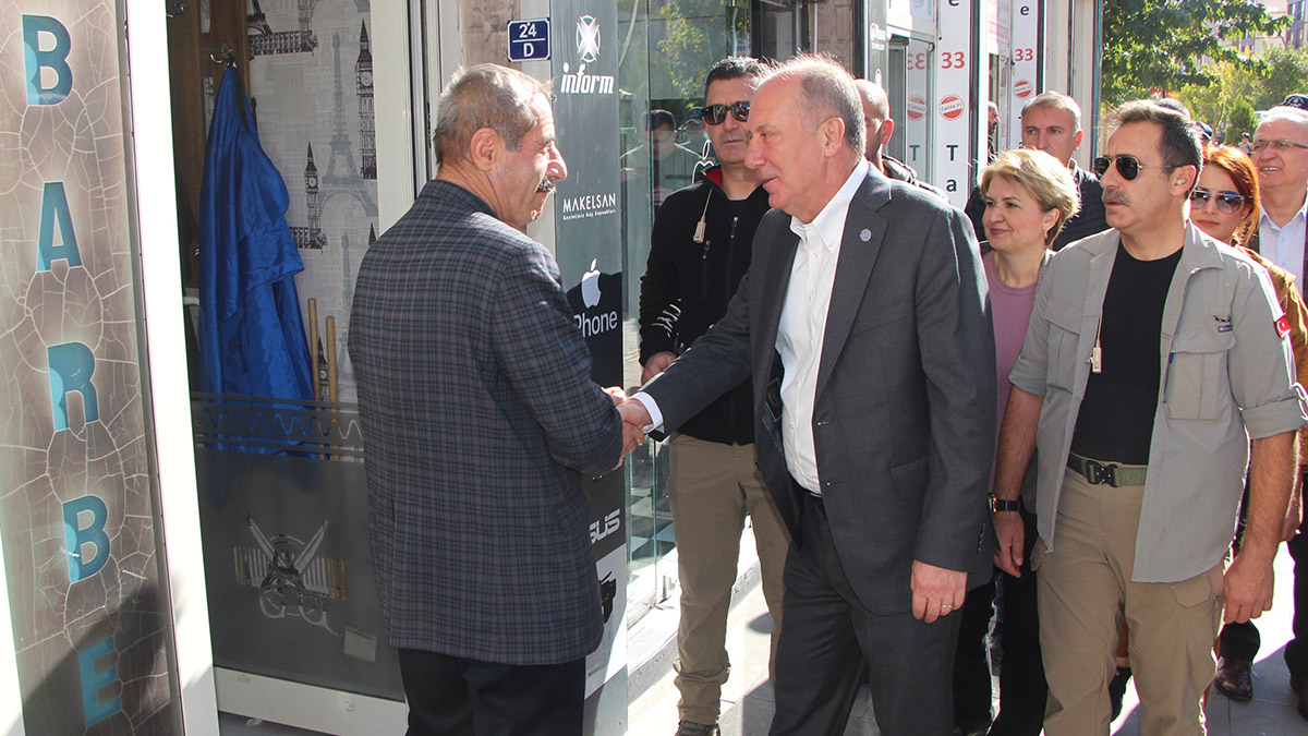 Muharrem İnce'den Şırnak'ta esnaf ziyareti