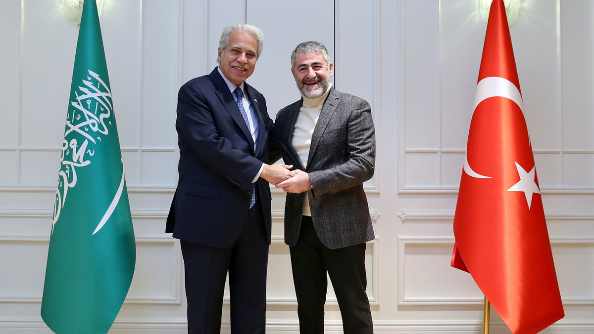 Nebati, Suudi Arabistan Ticaret Bakanı ile görüştü