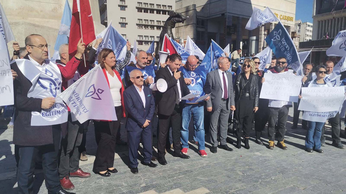 Öğretmenler 1 gün iş bıraktı