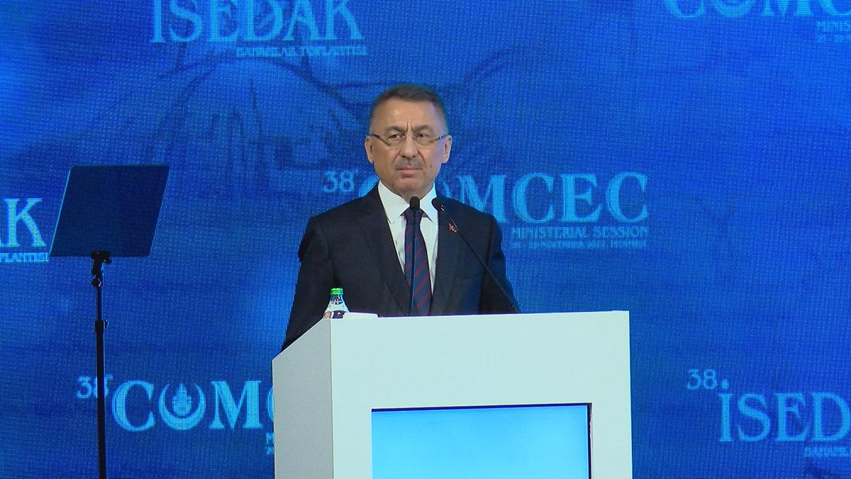 Oktay, İSEDAK 38. Bakanlar Toplantısı'nda konuştu
