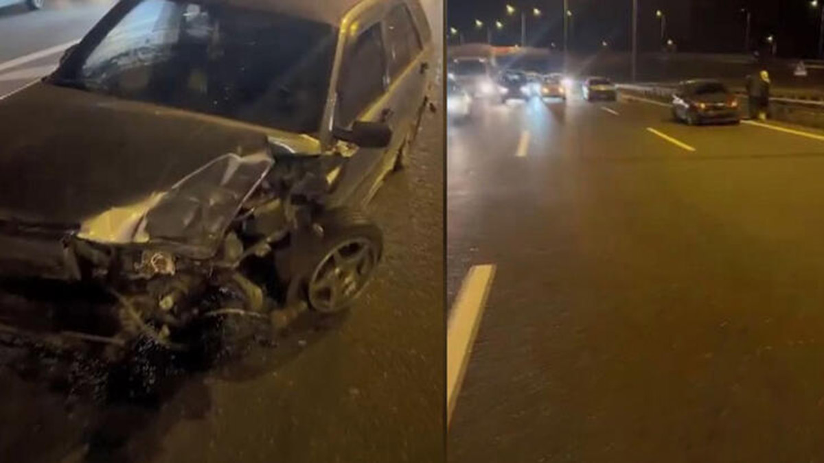 Ortalığı birbirine kattıkları kazadan sonra kaçtılar