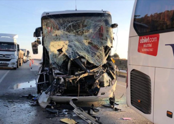 Otobüs kazalarının yüzde 90'ı sürücü hatası
