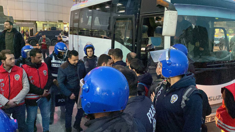 Pençe Kılıç Hava Harekatı protestosuna 47 gözaltı