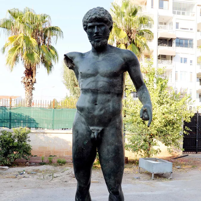 Roma imparatoru verusun bronz heykeli turkiyedef - kültür ve sanat - haberton