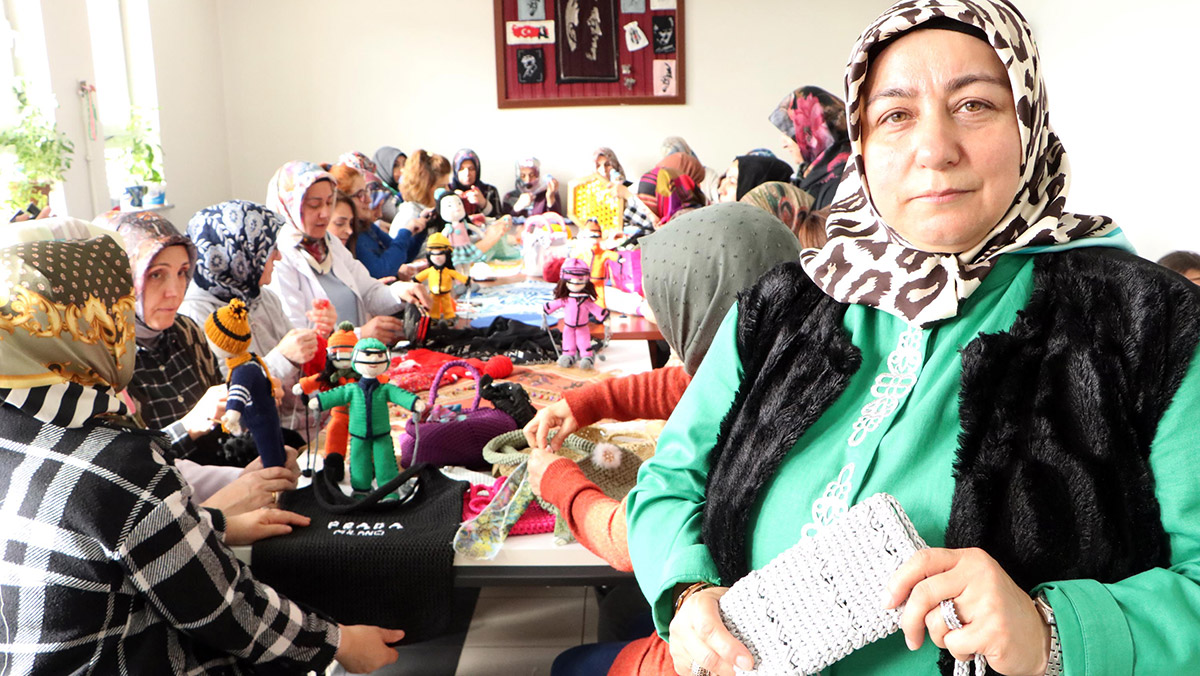 Sambacı kadınların çantası, Erzurumlu kadınlardan