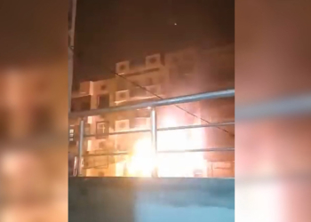 Şanlıurfa’da trafodaki patlama kamerada