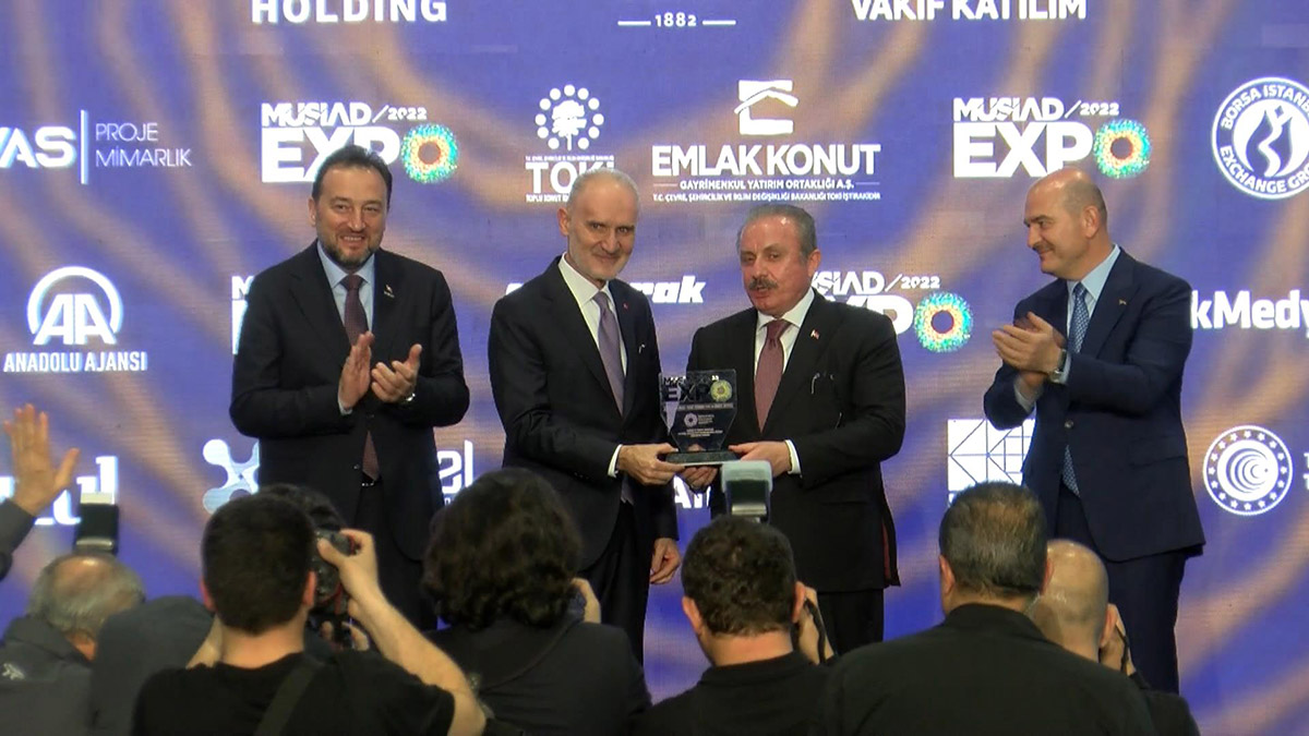 Şentop ile Soylu MÜSİAD EXPO Gala Yemeği'nde