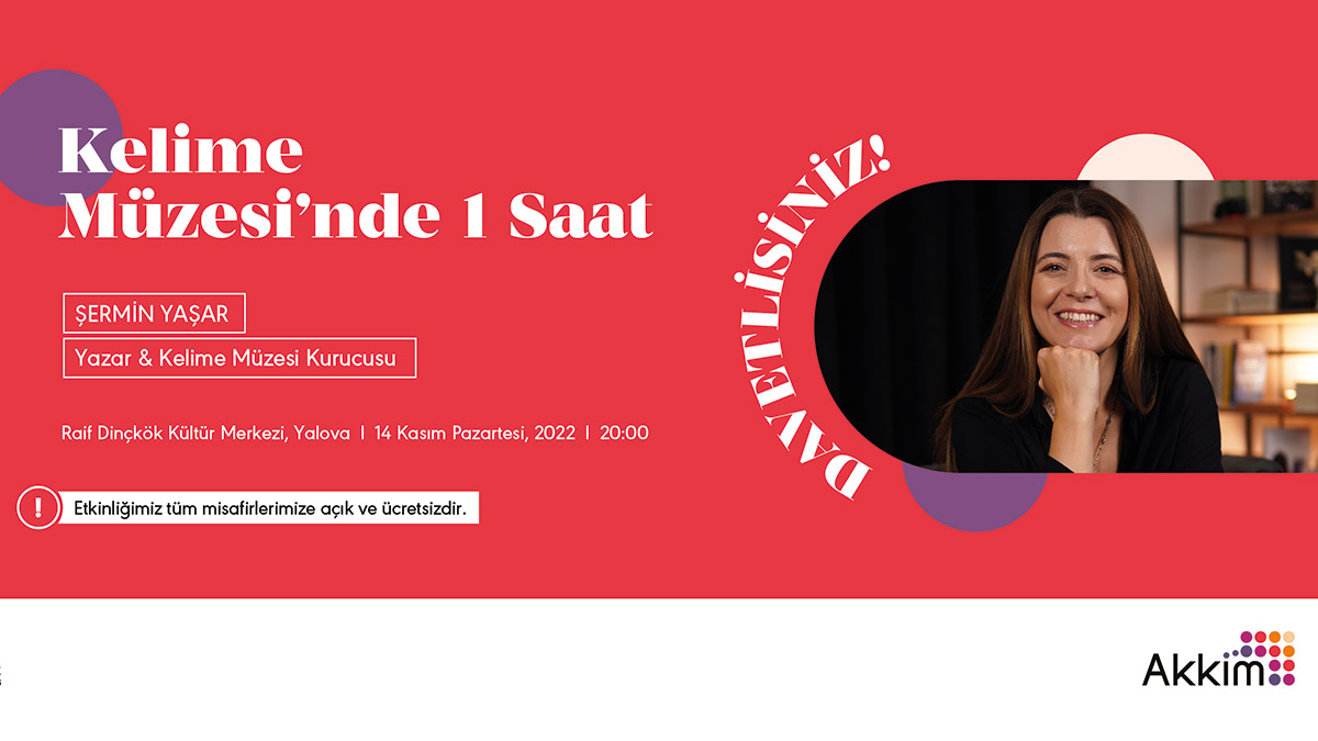 Şermin Yaşar ile ‘Kelime Müzesi’nde 1 saat’