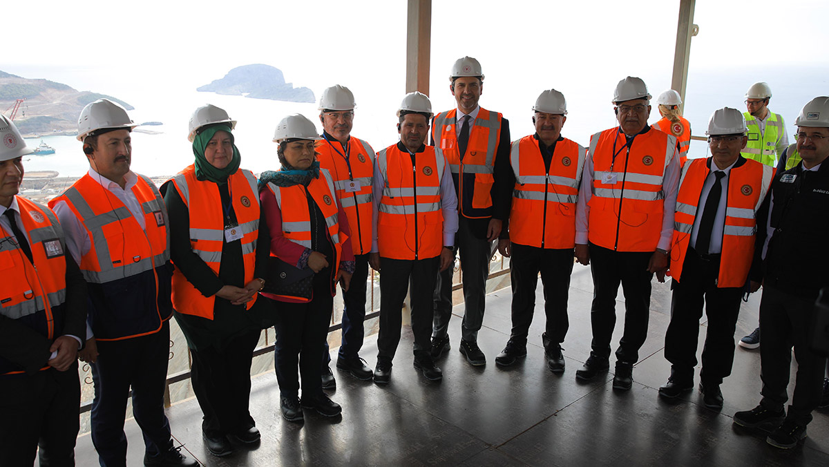TBMM heyetinden, Akkuyu NGS inşaat sahasına ziyaret