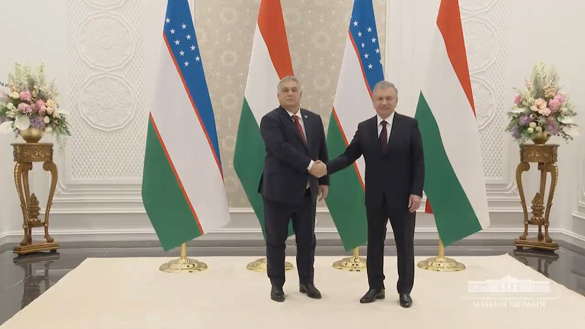 TDT Zirvesi'nde Orban ve Mirziyoyev görüştü