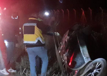 Takla atan otomobilin sürücüsü ile arkadaşı öldü