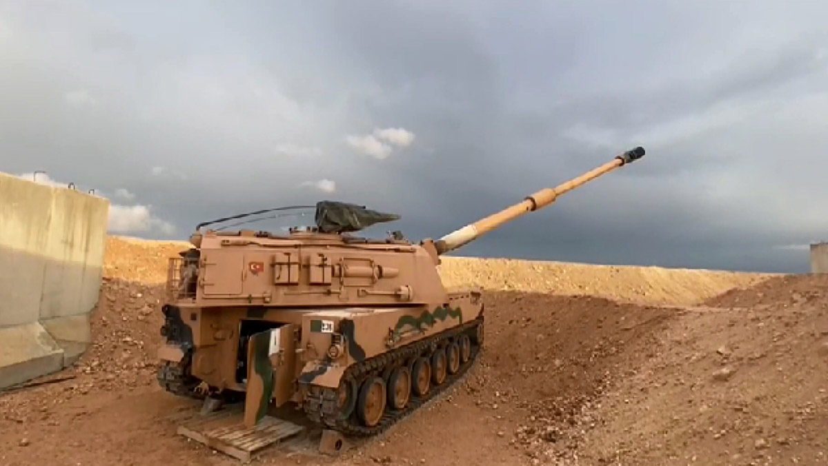 Terör hedefleri ateş destek vasıtalarıyla vuruluyor