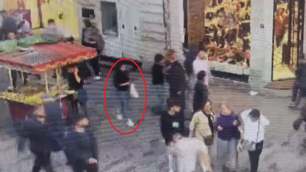 Teröristin İstiklal'deki keşif görüntüleri ortaya çıktı