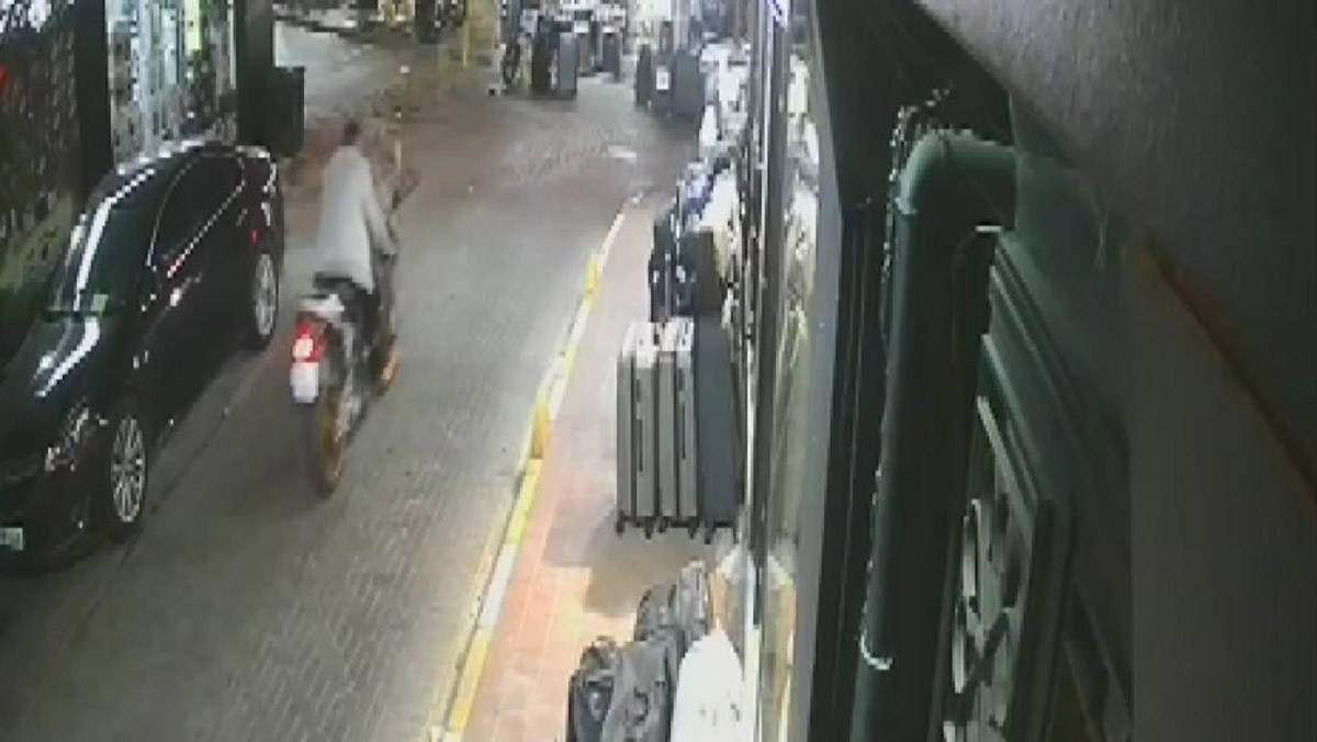 Test sürüşü için bindiği motosikleti çaldı