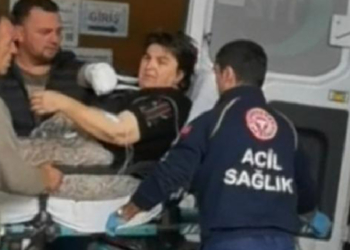 Testerenin üzerine düşen kadının kolu koptu