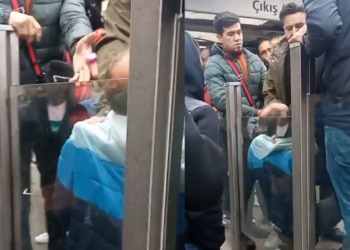 Tramvayda taciz iddiasına dayak