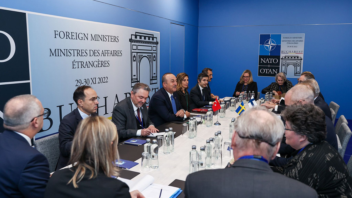 Türkiye-İsveç-Finlandya üçlü görüşmesi gerçekleşti