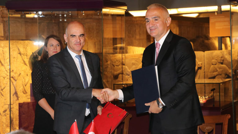 Türkiye ile İsviçre arasında arkeolojik anlaşma