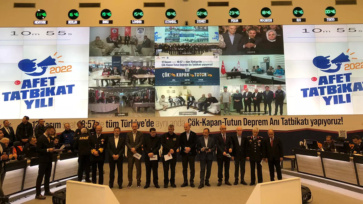 Turkiye ve kktcde deprem ani cok kapan tutun tatbikatis - öne çıkan - haberton