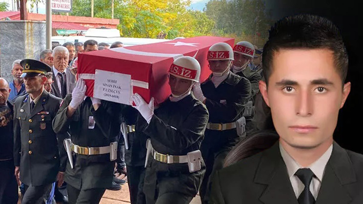 Uzman Çavuş Sinan İnak son yolculuğuna uğurlandı