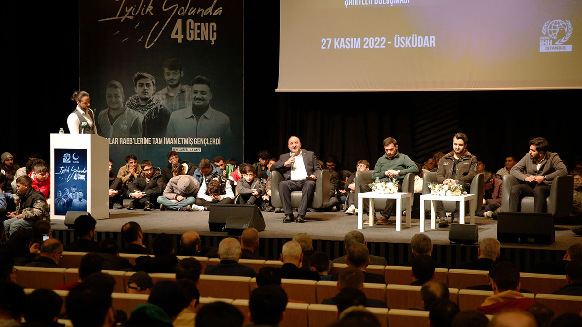 Vefat eden İHH gönüllüleri törenle anıldı