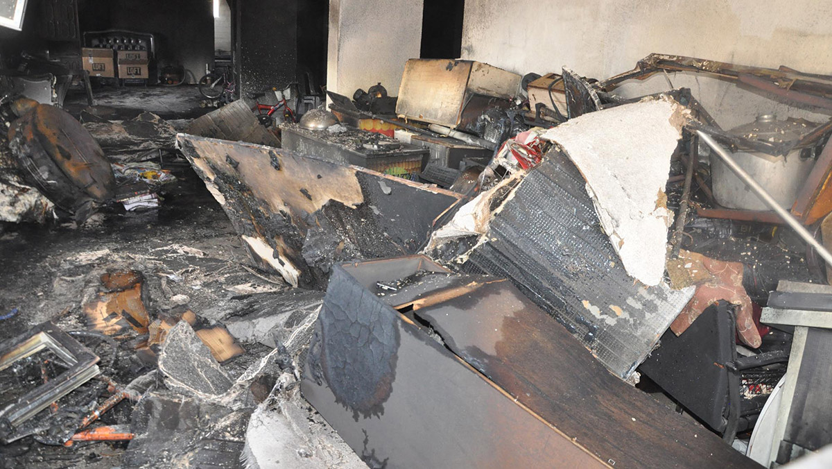 Yozgat'ta 10 katlı binanın bodrumunda yangın