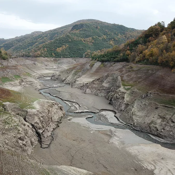 Yuvacik barajinda su seviyesi yuzde 19a dustug - yerel haberler - haberton