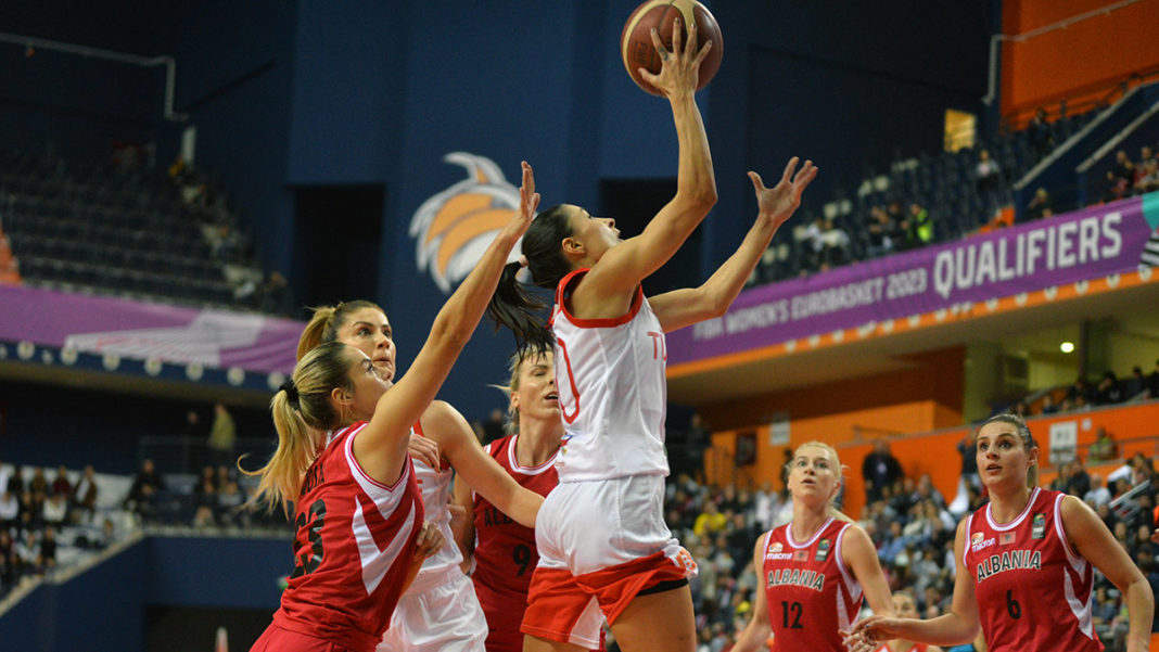 A Milli Kadın Basketbol Takımı Arnavutluk'a fark attı