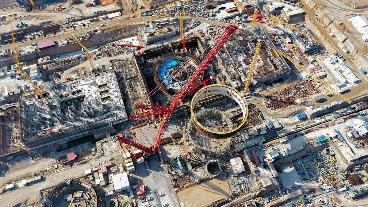 Akkuyu NGS'nin 3'üncü Güç Ünitesinde çalışmalar sürüyor