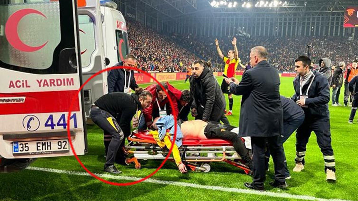 Ambulans şoförü daha önce de maçlarda olay çıkarmış