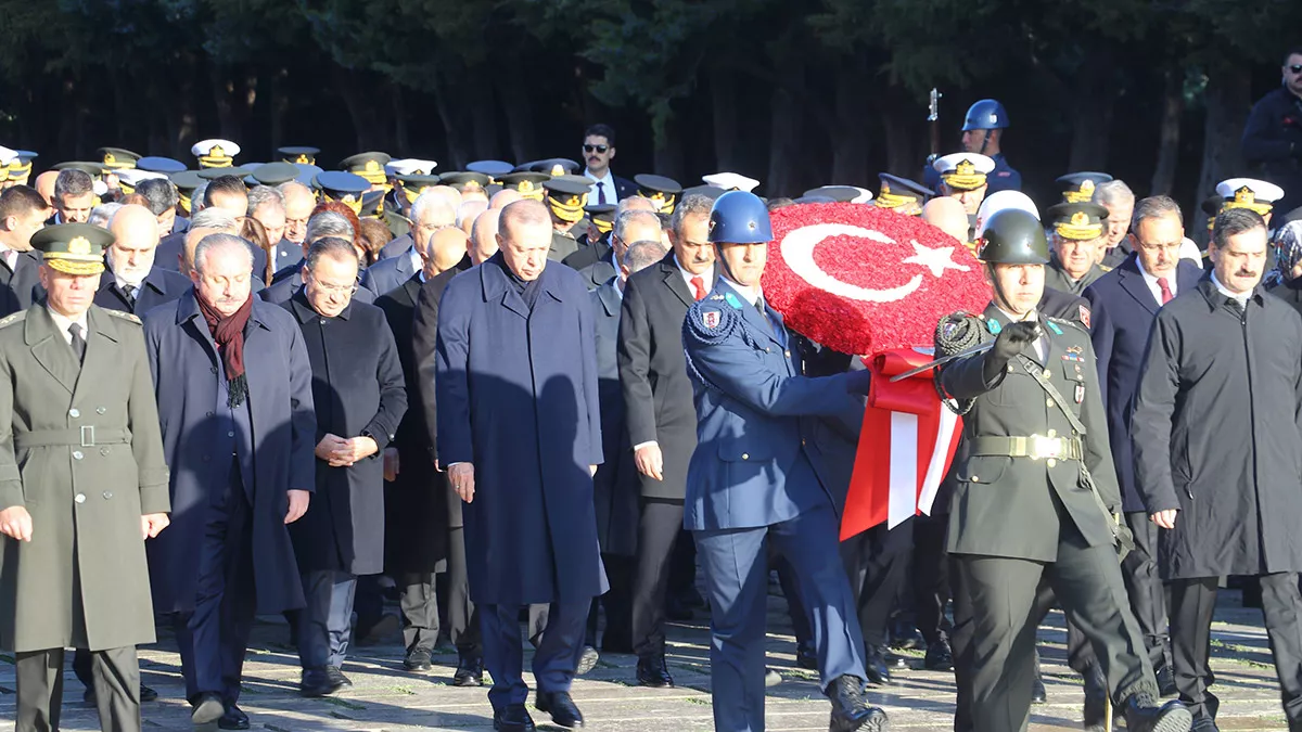 Atatürk vefatının 84'üncü yılında anıtkabir'de anıldı