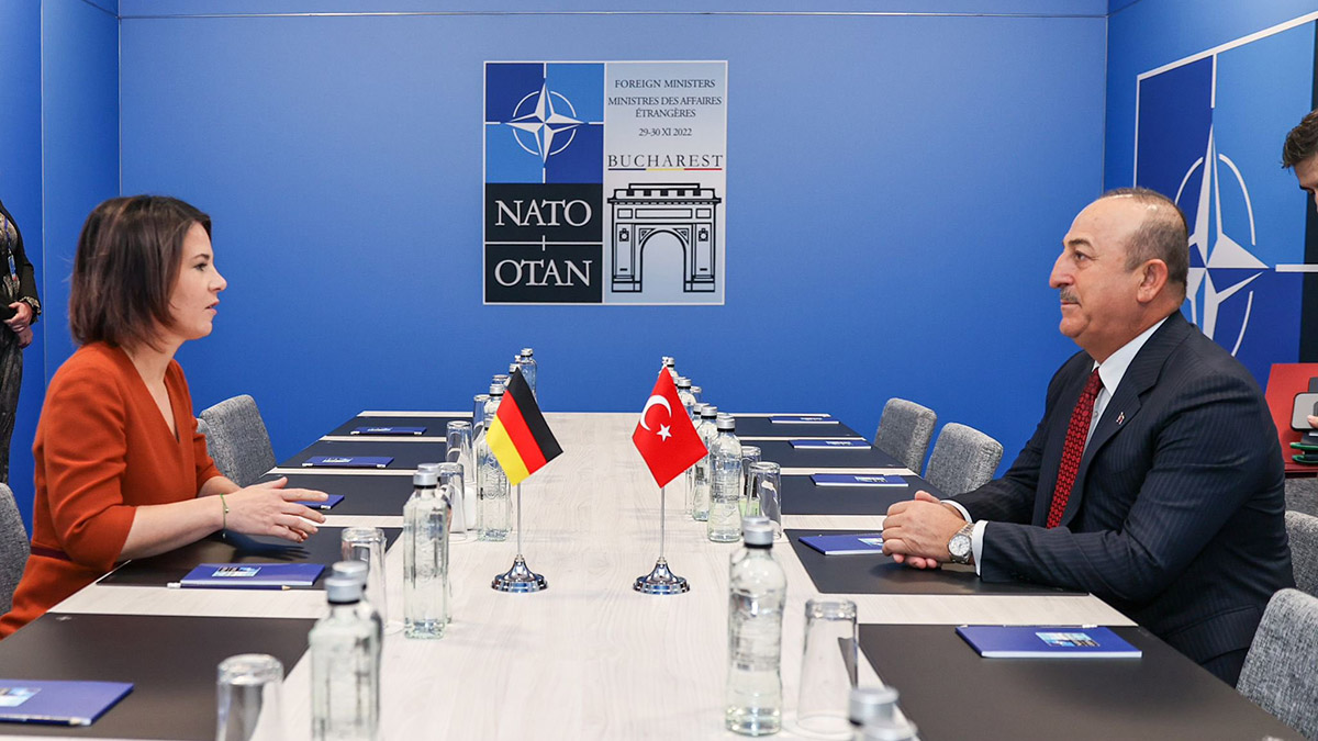 Mevlüt Çavuşoğlu Annalena Baerbock ile bir araya geldi