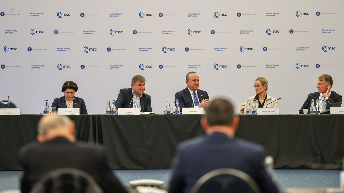 Mevlüt Çavuşoğlu Münih Güvenlik Konferansı'na katıldı