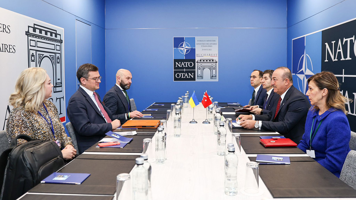 Mevlüt Çavuşoğlu Dmytro Kuleba ile görüştü