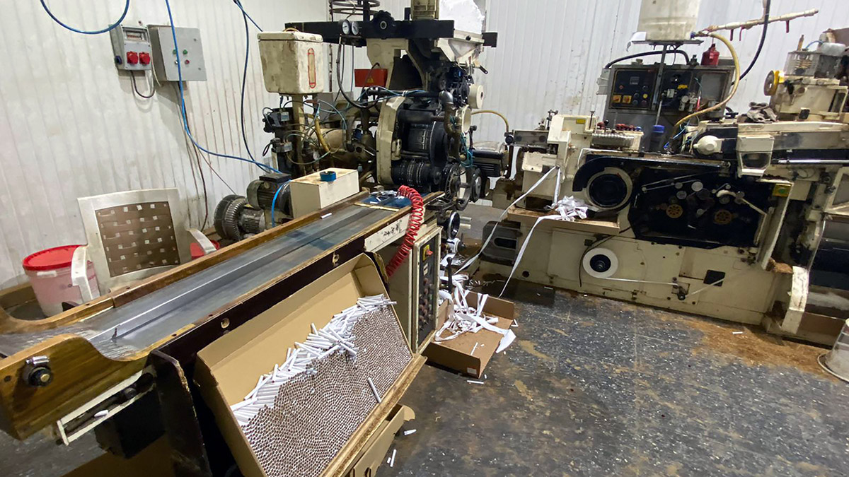 4 milyon 725 bin doldurulmuş makaron ele geçirildi