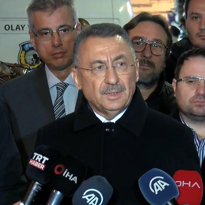 Fuat Oktay İstiklal Caddesi'nde inceleme yaptı