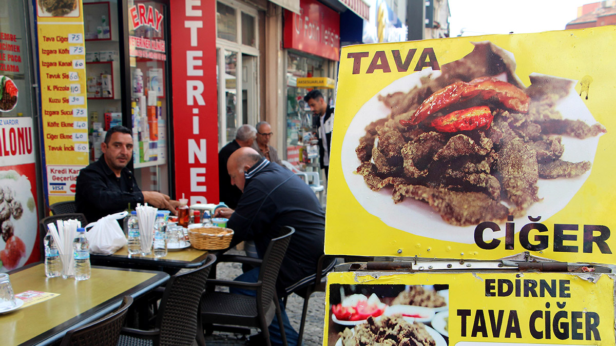 Edirne'de tava ciğere tarife uyarısı