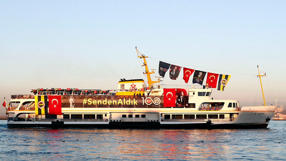 10 Kasım Fenerbahçe Vapuru'yla anma töreni
