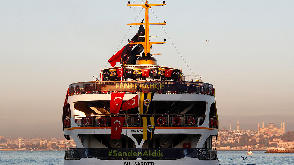 10 Kasım Fenerbahçe Vapuru'yla anma töreni