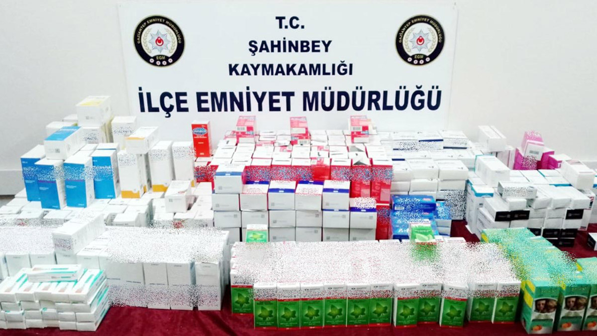 16 bin 649 adet gümrük kaçağı ilaç ele geçirildi