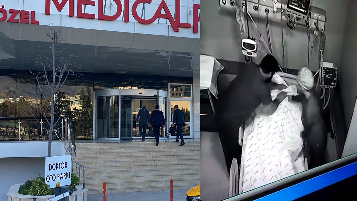 Medical Park Hastanesi'nde skandal; Beyin kanaması nedeniyle tedavi gören Metin Akça'ya (62), yoğun bakım ünitesinde 1'i erkek 2 hemşirenin kötü muamelede bulunmasıyla ilgili Sağlık Bakanlığı'nca soruşturma başlatıldı.