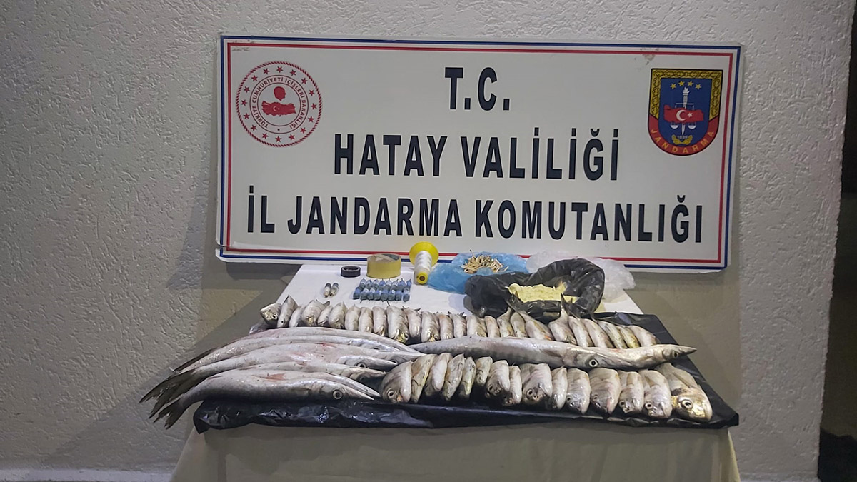 Patlayıcı kullanarak balık avlayan 3 kişiye ceza